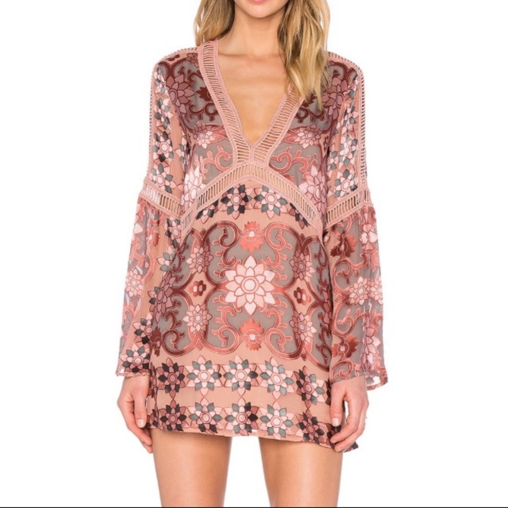 For Love & Lemons Juliet A-Line Dress XS